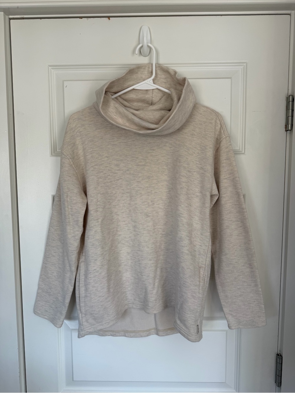 Burton Cozy Cowl Neck Sweater Hoodie - Cream